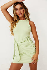 Follow Me Mini Dress // Apple Green | Sage and Paige.