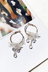 Belle Earrings // Clear | Sage and Paige.