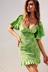 Cody Mini Dress - Green