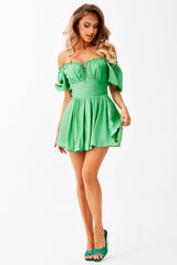 Brandi Mini Dress - Green
