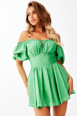Brandi Mini Dress - Green