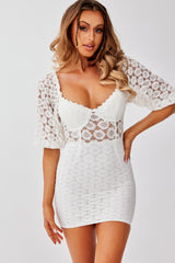Lenni Mini Dress - White