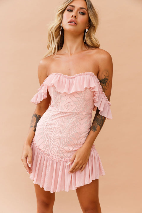 Venetian Summer Dress - Blush