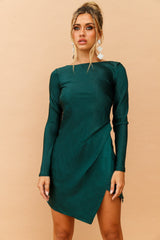 Mysterious Muse Dress - Forest Green