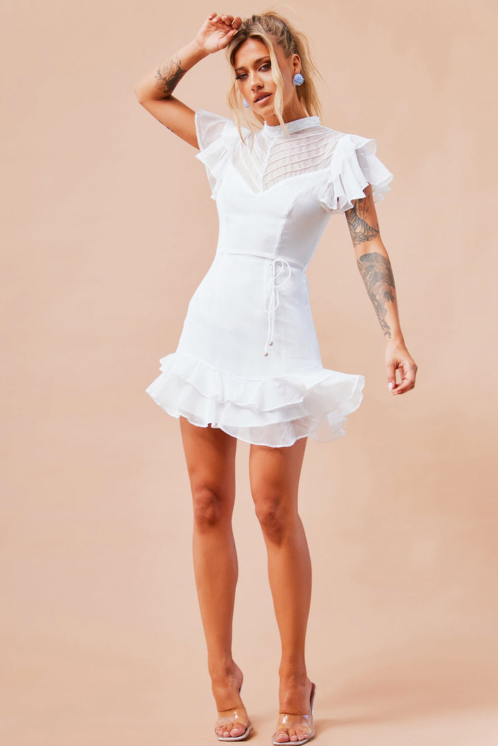 Leila Mini Dress - White