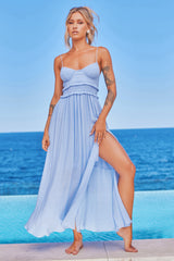 Ios Maxi Dress - Blue