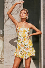 Steal The Show Mini Dress - Yellow