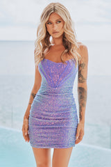 Venus Mini Dress - Purple Multi
