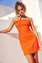 Brentwood Mini Dress - Orange