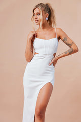 Beth Midi Dress - White