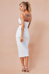Beth Midi Dress - White