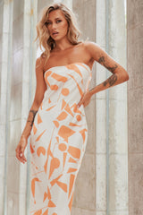 Dawn Maxi Dress - Orange