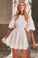 Mid Air Mini Dress - White