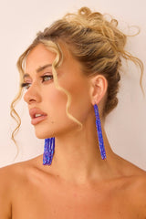 Catch Glam Earrings - Blue