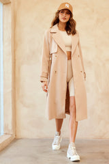 Calla Lilly Trench Coat - Camel