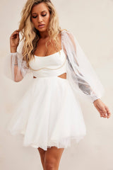Saint Malo Mini Dress - White