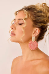 Sand Bound Earrings - Pink